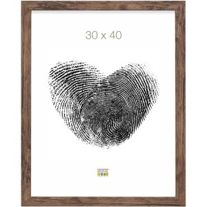Деревянная рамка S45R для лепки блоков 10x20 см коричневая