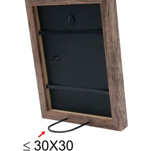 Деревянная рамка S45R для лепки блоков 10x20 см коричневая