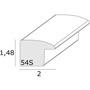Деревянная рамка S54S цвет дуб 13,0 x13,0 см