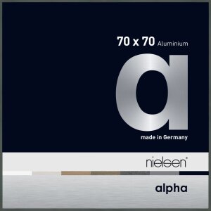 Алюмінієва фоторамка Nielsen Alpha TCSC 70x70 см платина