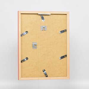 Деревяна рамка Top Cube 18x32 см червоне антиблікове скло