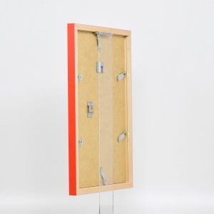 Деревяна рамка Top Cube 18x32 см червоне антиблікове скло