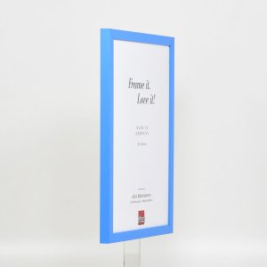 Деревянная рама Top Cube 23x70 см голубое акриловое стекло