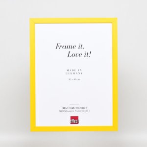 Деревяна рамка Top Cube 24x30 см жовте антиблікове скло