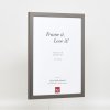 Деревянная рама Top Cube 25x30 см платиновое антибликовое стекло