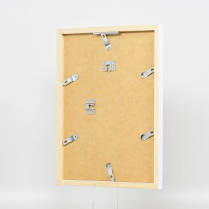 Деревяна рамка Top Cube 25x50 см біле антиблікове скло