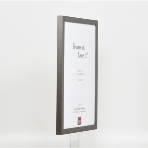 Деревянный каркас Top Cube 25x70 см платина обычное стекло