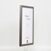 Деревянный каркас Top Cube 25x70 см платина обычное стекло