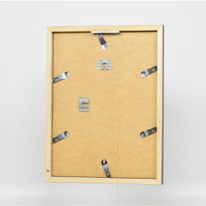 Деревяна рамка Top Cube 30x30 см платиновий антиблікове скло
