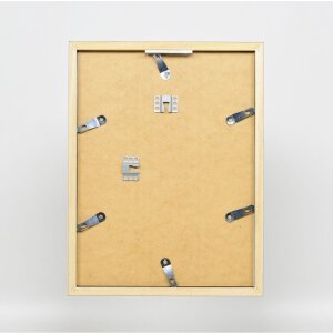 Деревяна рамка Top Cube 30x30 см платиновий антиблікове скло