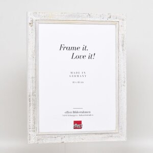 Рамка для фото з масиву дерева з ефектом 2240 біла 30,5x91,5 см антиблікове скло