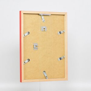 Деревяна рамка Top Cube 35x50 см червоне антиблікове скло
