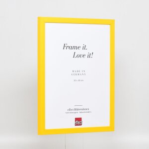 Деревяна рамка Top Cube 35x50 см жовте антиблікове скло