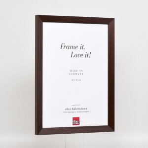 Ефектна деревяна рама Top N палісандр 45x80 см музейне скло