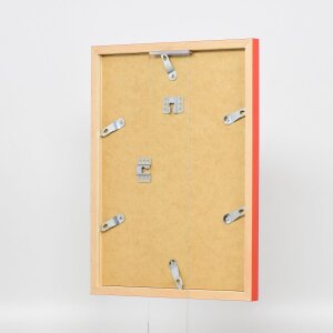 Деревяна рамка Top Cube 50x100 см червоне антиблікове скло
