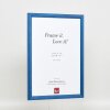 Ефект деревяної рами профіль 89 синій 50x50 см акрилове скло