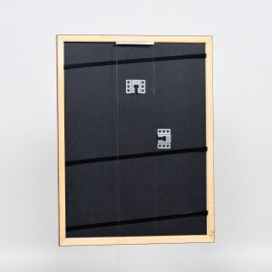 Ефект деревяної рами профіль 89 темно-коричневе акрилове скло 50x50 см