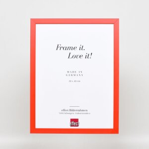 Деревяна рамка Top Cube 50x70 см червоне антиблікове скло