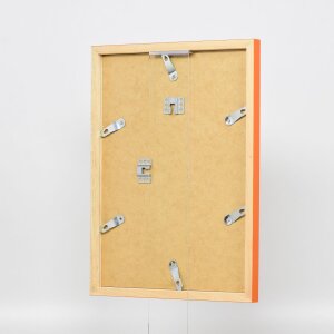 Деревяна рамка Top Cube 50x70 см оранжеве антиблікове скло