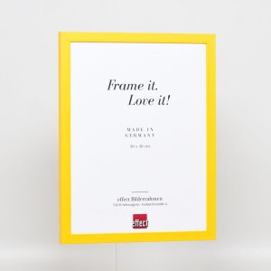 Деревяна рамка Top Cube 50x75 см жовте антиблікове скло