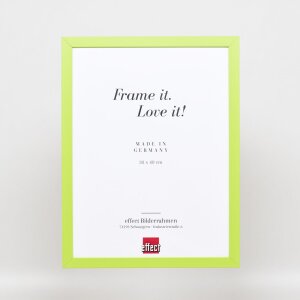 Деревяна рамка Top Cube 50x75 см зелене антиблікове скло