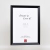 Ефектна деревяна рама Top N чорний 62x93 см звичайне скло