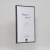 Ефектна пластикова рама Арт антрацит 50x100 см прозоре скло