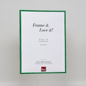 Ефектна пластикова рамка арт-зелена 50x75 см прозоре скло