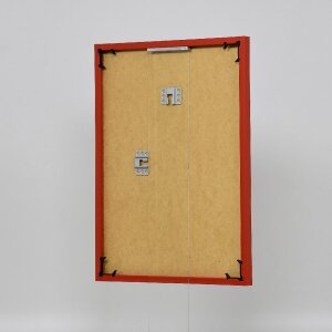 Эффектная пластиковая рама Art red 62x93 см прозрачное стекло