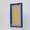 Ефектна алюмінієва фоторамка Quadro синя 21x29,7 см прозоре скло МДФ задня панель
