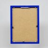 Ефектна алюмінієва фоторамка Quadro синя 21x29,7 см прозоре скло МДФ задня панель