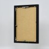 Ефектна алюмінієва фоторамка Quadro 24x30 см, чорне прозоре скло, задня панель з МДФ