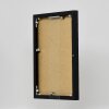 Эффектная алюминиевая фоторамка Quadro 14,8x21 см черное глянцевое прозрачное стекло