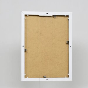 Ефектна алюмінієва фоторамка Quadro 30,5x91,5 см білий прозоре скло МДФ задня панель