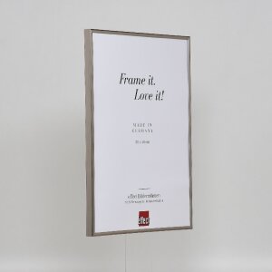 Ефектна пластикова рама Art platinum 23x70 см антиблікове скло