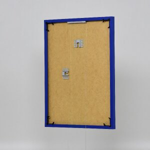 Ефектна пластикова рамка з антибліковим склом Art blue 25x50 см