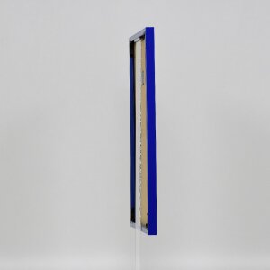 Ефектна пластикова рамка з антибліковим склом Art blue 25x50 см