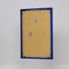 Ефектна пластикова рамка з антибліковим склом Art blue 25x50 см