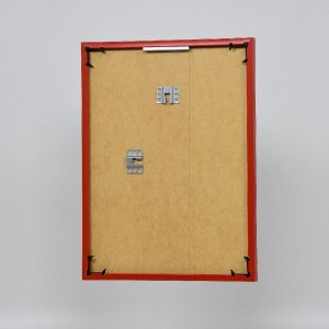 Ефектна пластикова рамка Art red 25x80 см з антибліковим склом