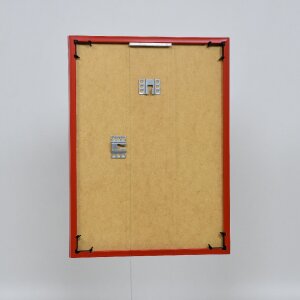 Ефектна пластикова рамка Art red 25x80 см з антибліковим склом
