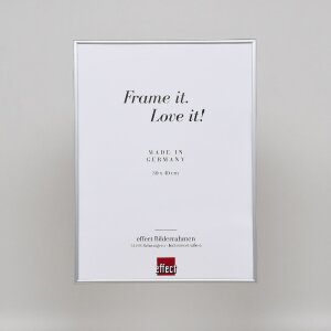 Эффектная пластиковая рама Art alulike 62x93 см антибликовое стекло