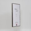 Ефектна пластикова рама Art platinum 70x70 см антиблікове скло
