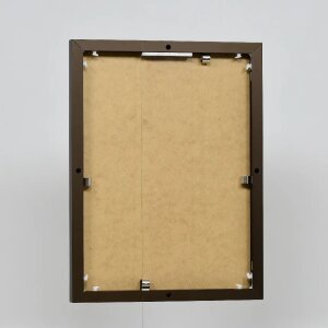 Эффектная алюминиевая фоторамка Quadro 20x25 см бронзовое антибликовое стекло
