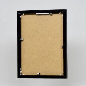 Ефектна алюмінієва фоторамка Quadro 45x60 см, чорне глянцеве антиблікове скло
