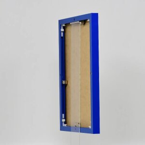 Эффектная алюминиевая фоторамка Quadro 30 5x91 5 см синее антибликовое стекло