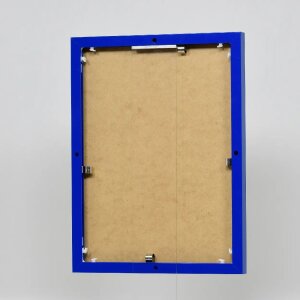 Эффектная алюминиевая фоторамка Quadro 30 5x91 5 см синее антибликовое стекло