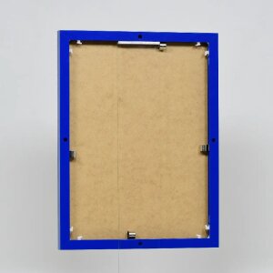 Эффектная алюминиевая фоторамка Quadro 30 5x91 5 см синее антибликовое стекло