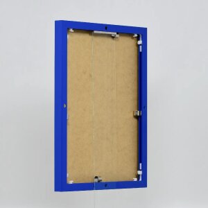 Эффектная алюминиевая фоторамка Quadro 30 5x91 5 см синее антибликовое стекло