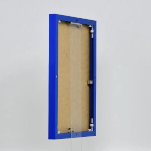 Эффектная алюминиевая фоторамка Quadro 30 5x91 5 см синее антибликовое стекло