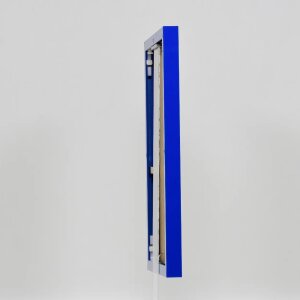 Эффектная алюминиевая фоторамка Quadro 30 5x91 5 см синее антибликовое стекло